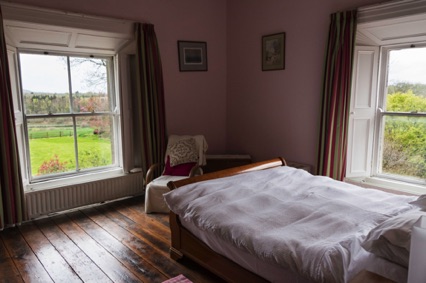 Pink bedroom, with ensuite (not shown)